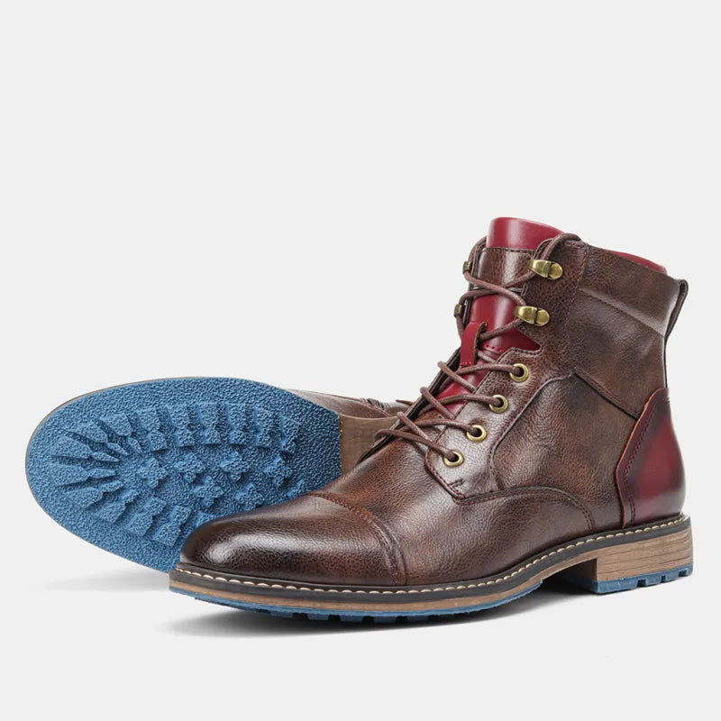 Nate | Men Fashion Zipper Design Ankle Boots