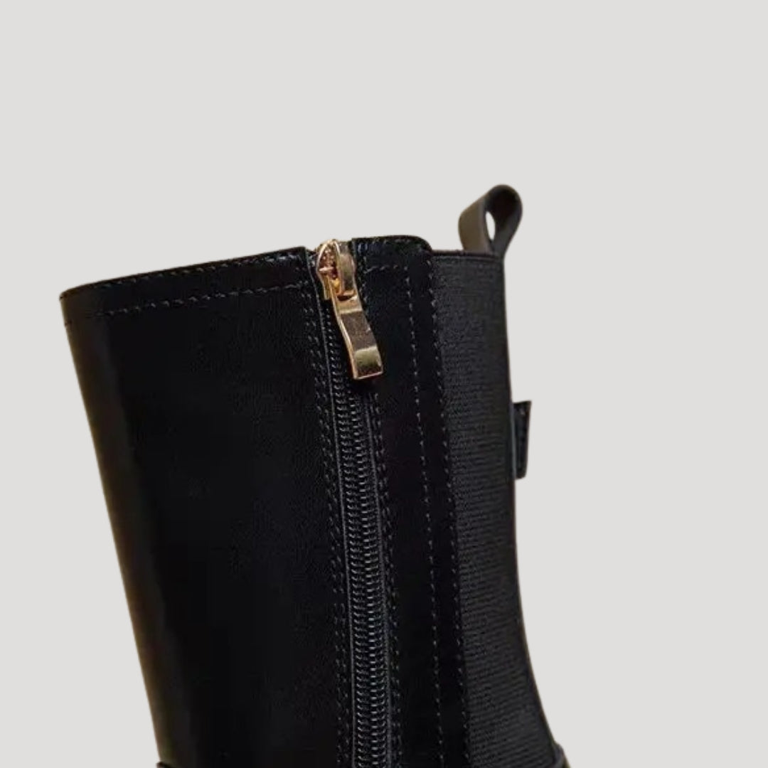 Alice | Women’s Spring Chunky Mid-Calf Boots