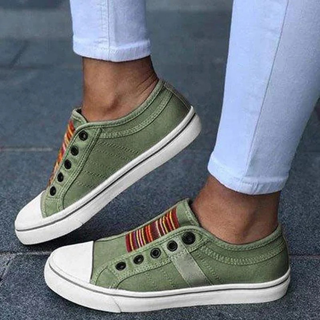 Zoe | Women’s Trendy Low-Top Stylish Sneakers