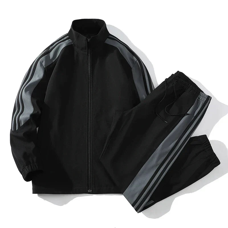 George | Men’s Sportswear Jogger Set with Zipper Jacket