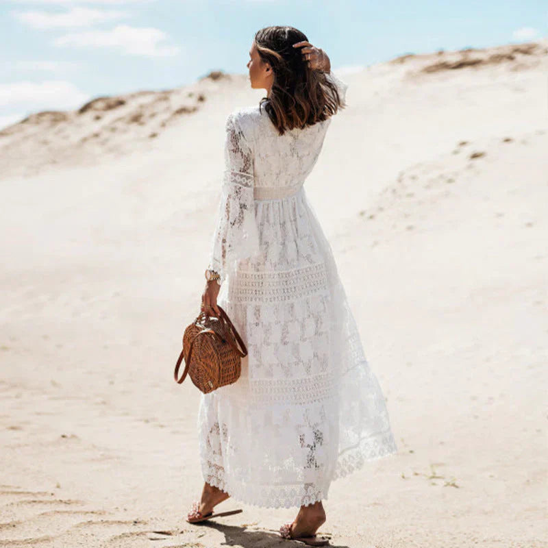 Alice | Women Bohemian Long Sleeve Maxi Dress