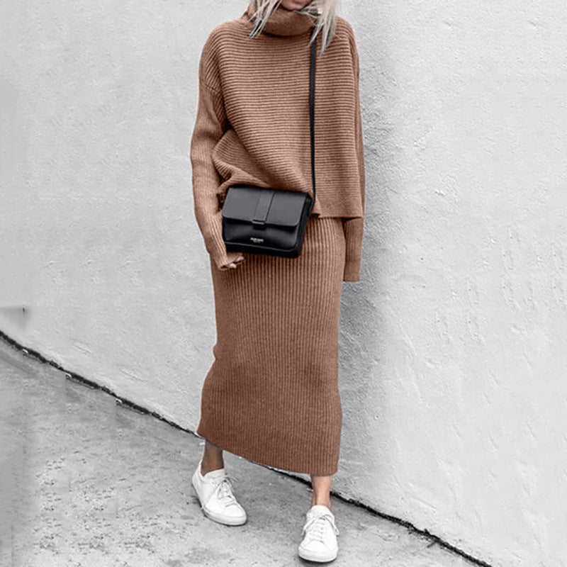 Natalie | Women’s Cozy Pullover and Skirt Set