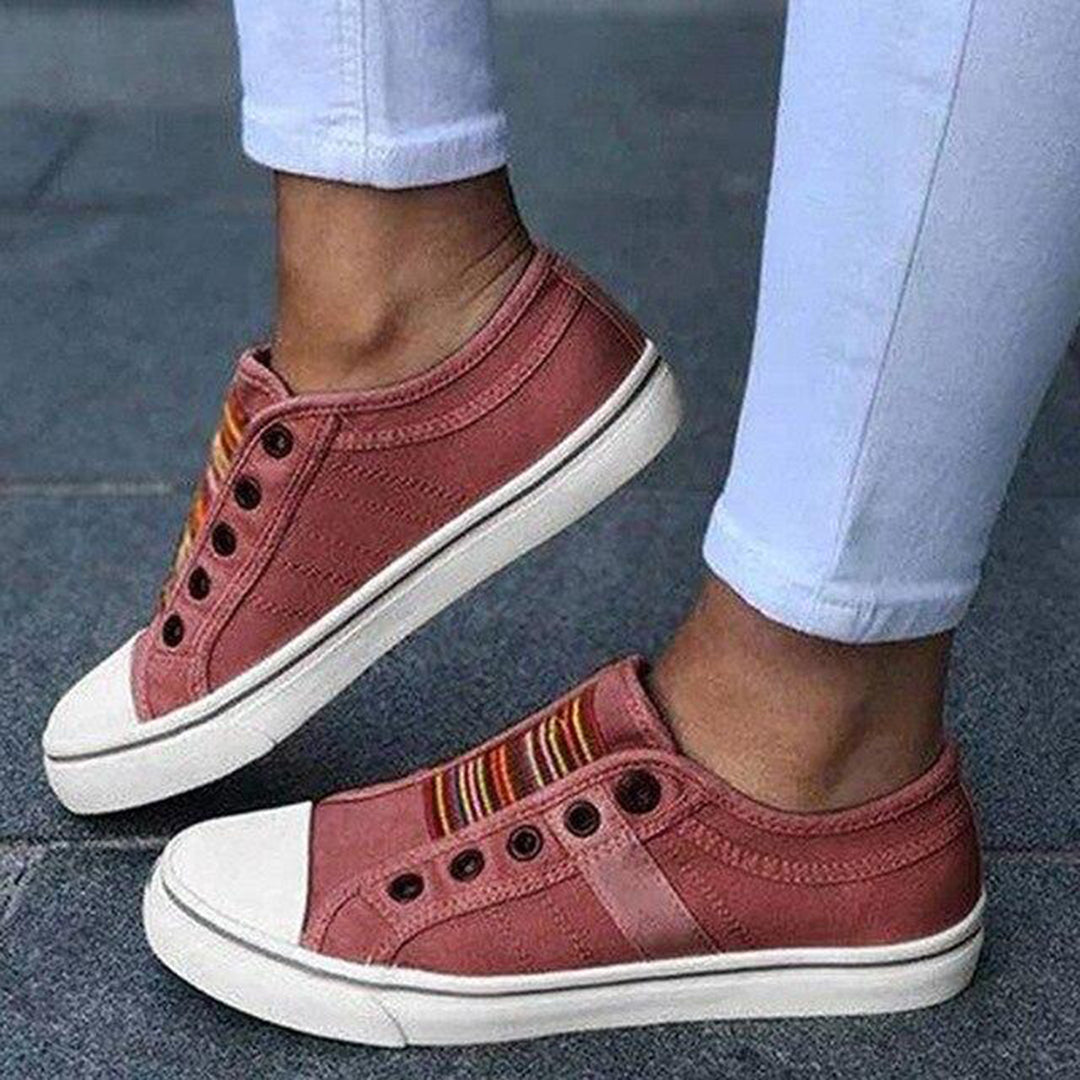 Zoe | Women’s Trendy Low-Top Stylish Sneakers