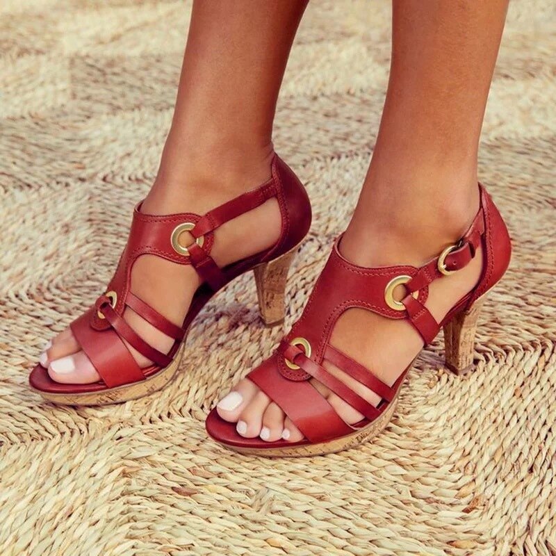 Ludovica | Orthopedic Comfortable Heel Sandal