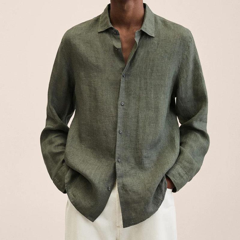 Derek | Men Classic Button Down Long Sleeve Shirt