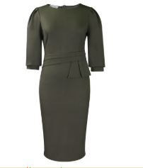 Claudine Bloom | Refined Ruffle Midi Dress