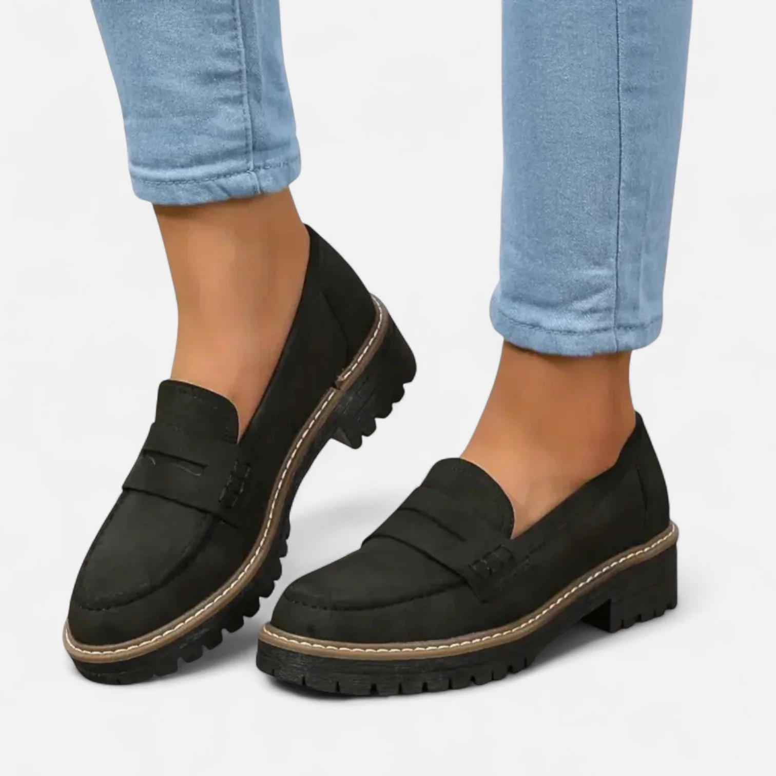 Isabella | Women Classic Chunky Sole Loafers