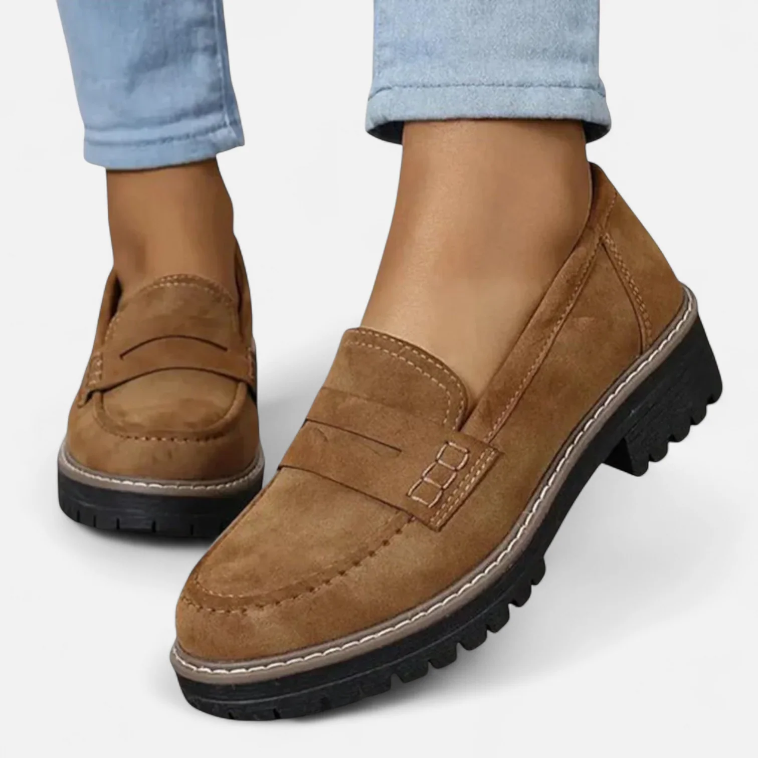 Isabella | Women Classic Chunky Sole Loafers