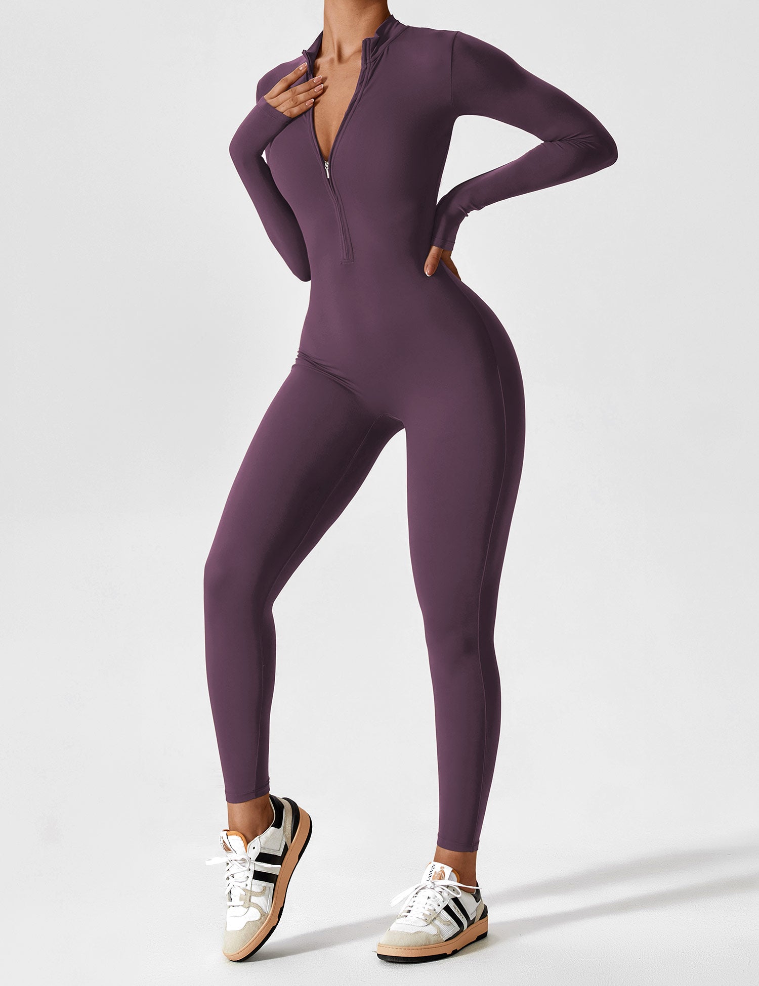 Penelope | Women’s Summer Long Sleeve Zip Set
