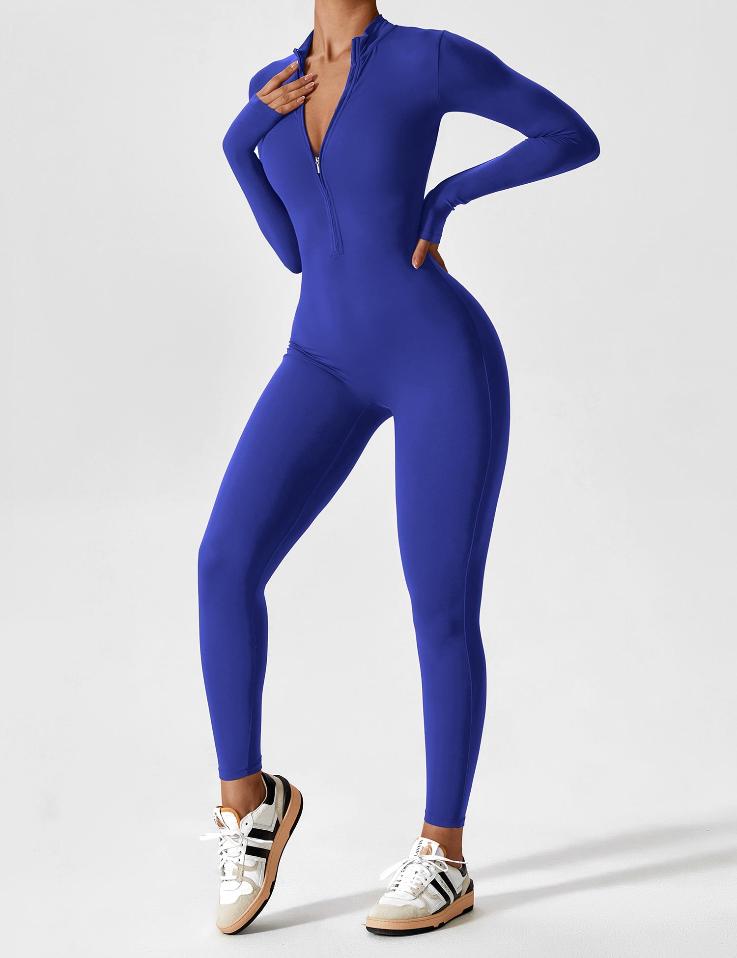 Penelope | Women’s Summer Long Sleeve Zip Set