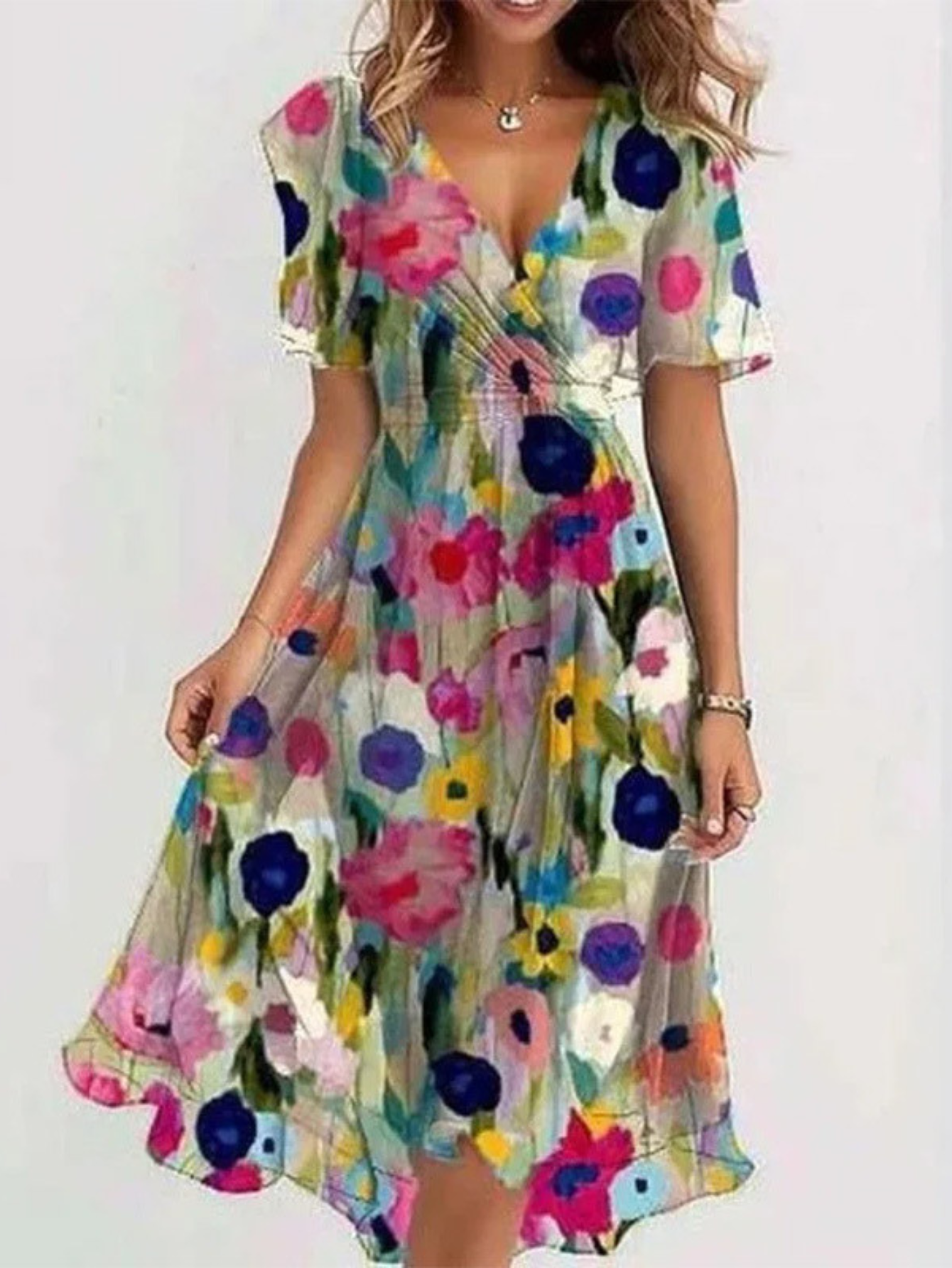 Matilda | Summer Dress With Belly Cover