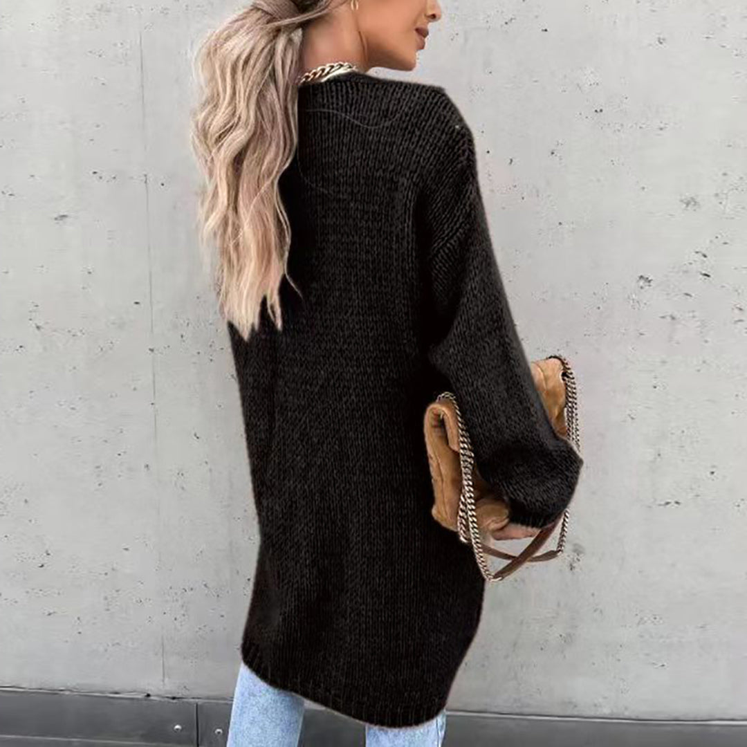 Lauren | Women’s Relaxed Fit Long Open Front Cardigan