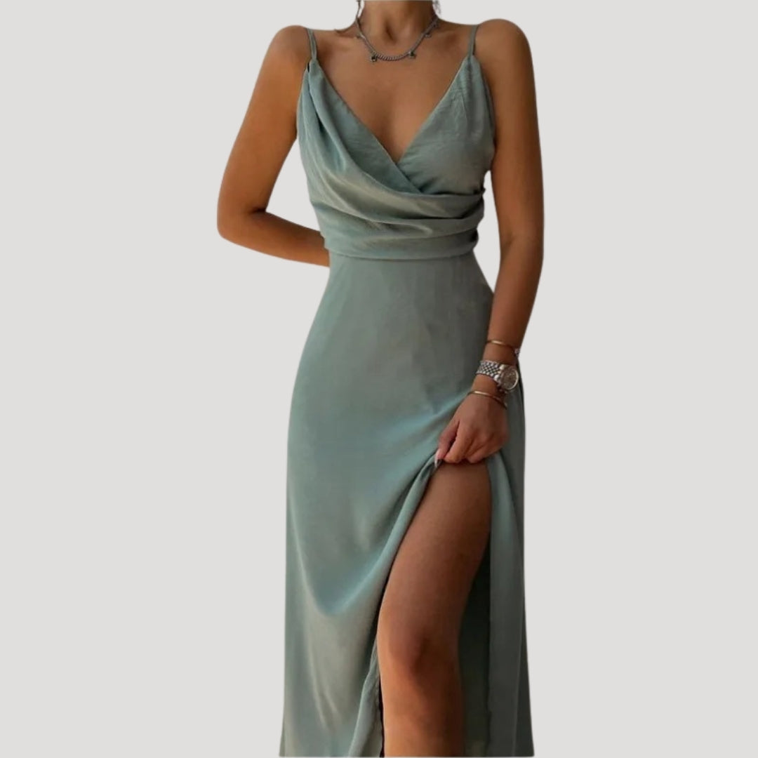 Chloe | Women Wedding Guest Slit Maxi Dress