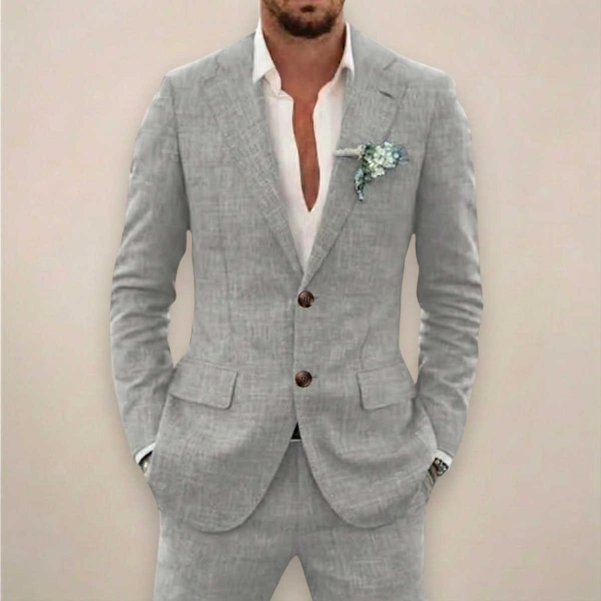 Barry | Men Spring Notch Lapel Suit Set