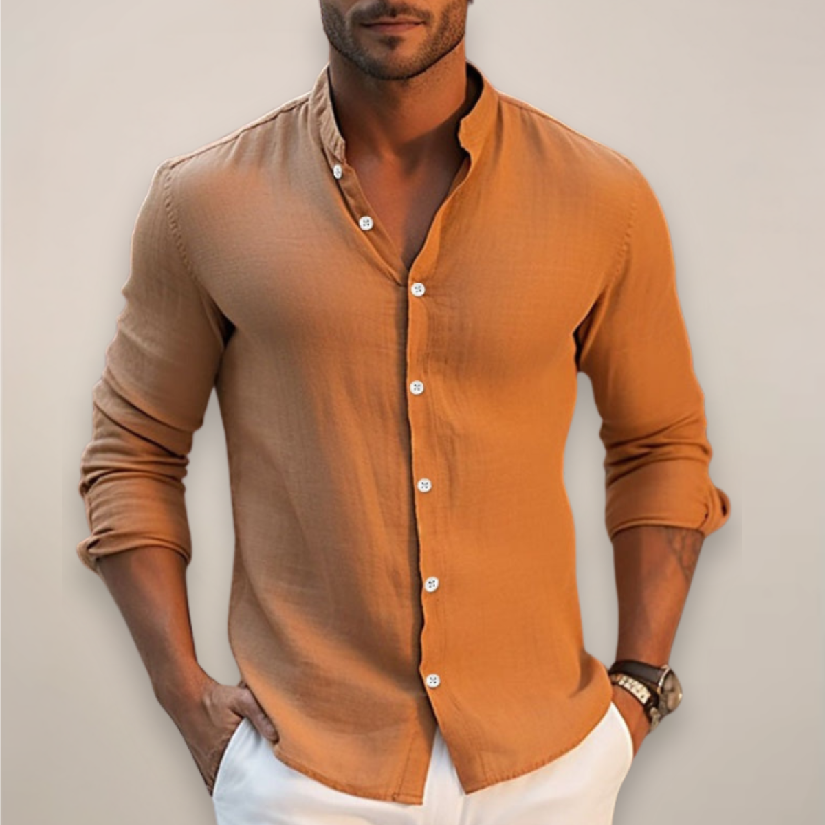 Doug | Men’s Casual Button Up Summer Shirt