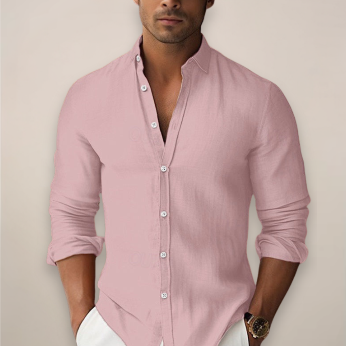 Doug | Men’s Casual Button Up Summer Shirt