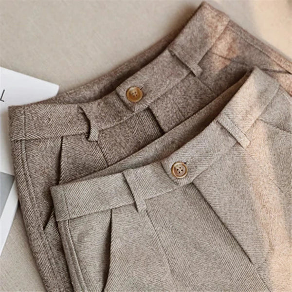 Mark | Men’s Vintage Pleated High Waist Classic Trousers