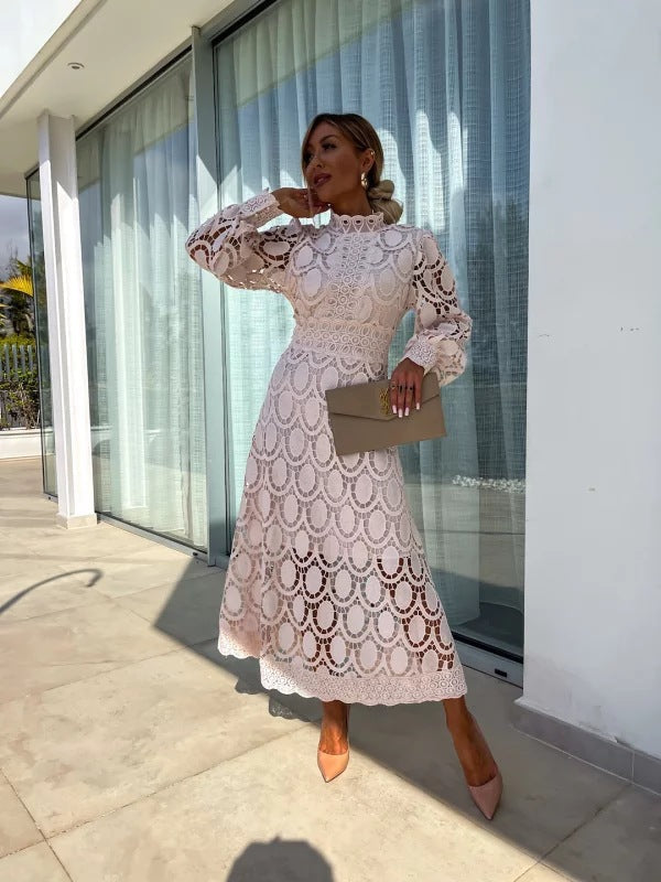 Stella | Women’s Summer Long Sleeve Evening Dress