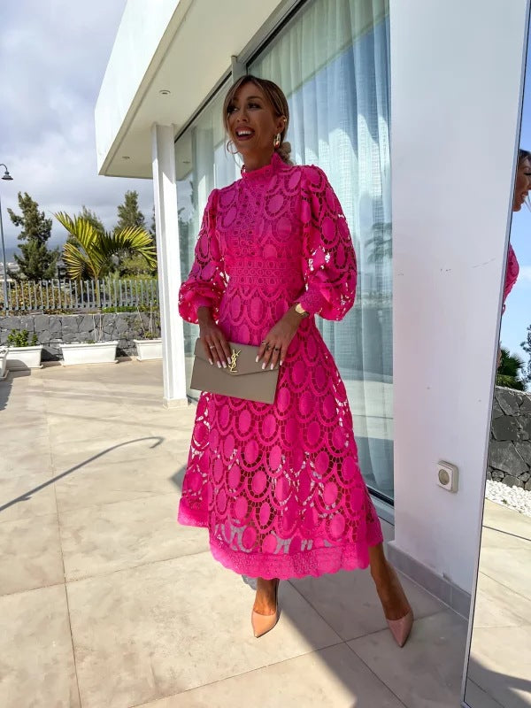 Camille | Women Elegant Long Sleeve Party Dress