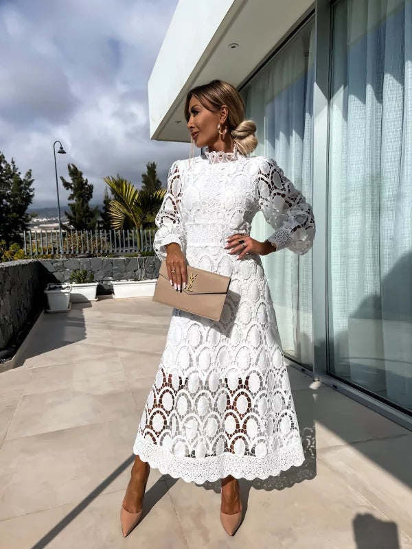 Camille | Women Elegant Long Sleeve Party Dress