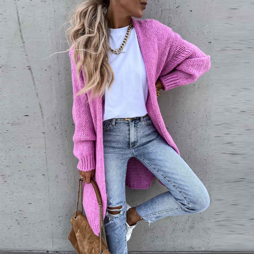 Lauren | Women’s Relaxed Fit Long Open Front Cardigan