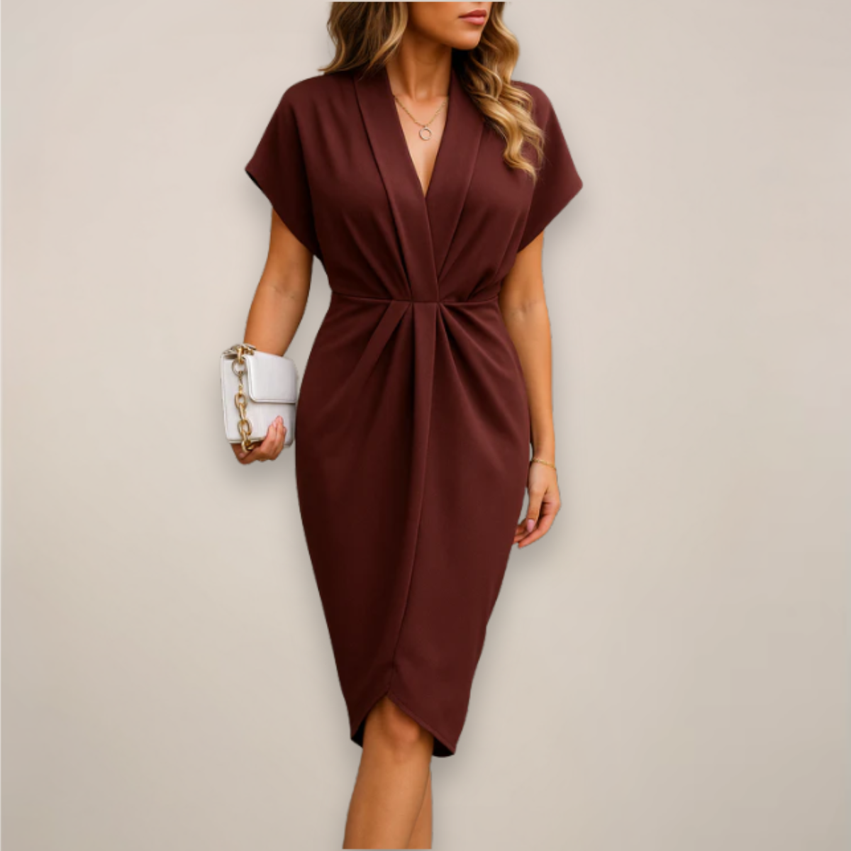 Daisy | Women V Neck Wrap Dress Style