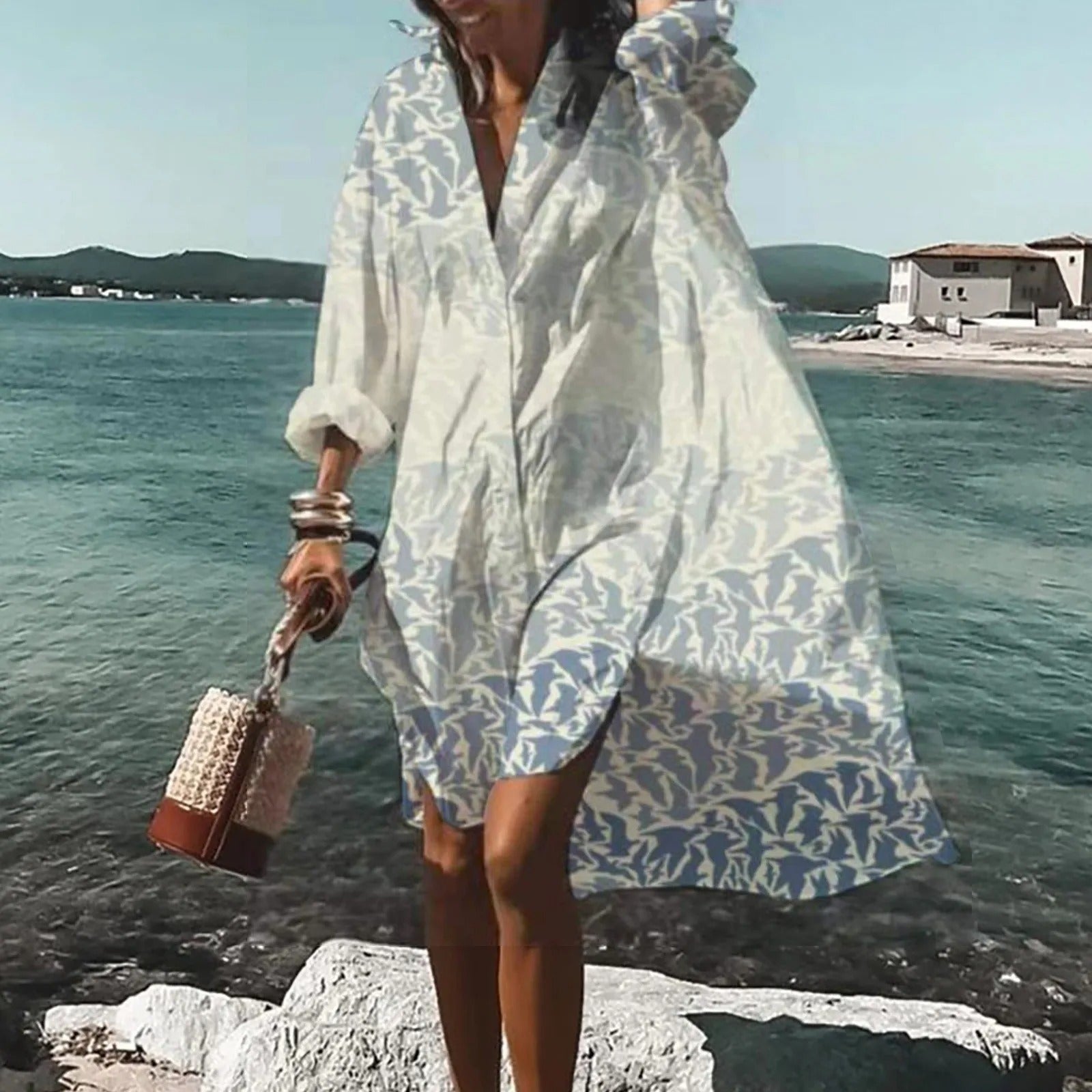 Maya | Women’s Summer Casual Shirt Dress