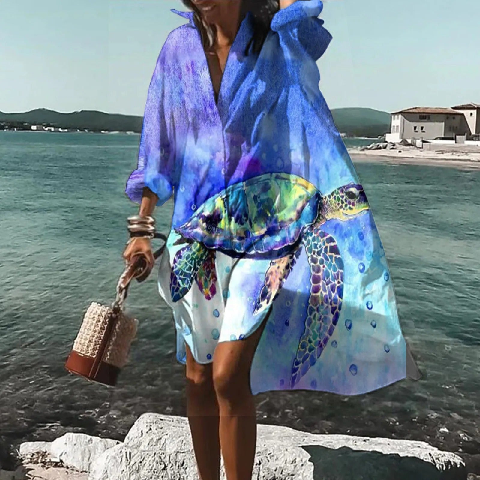 Maya | Women’s Summer Casual Shirt Dress