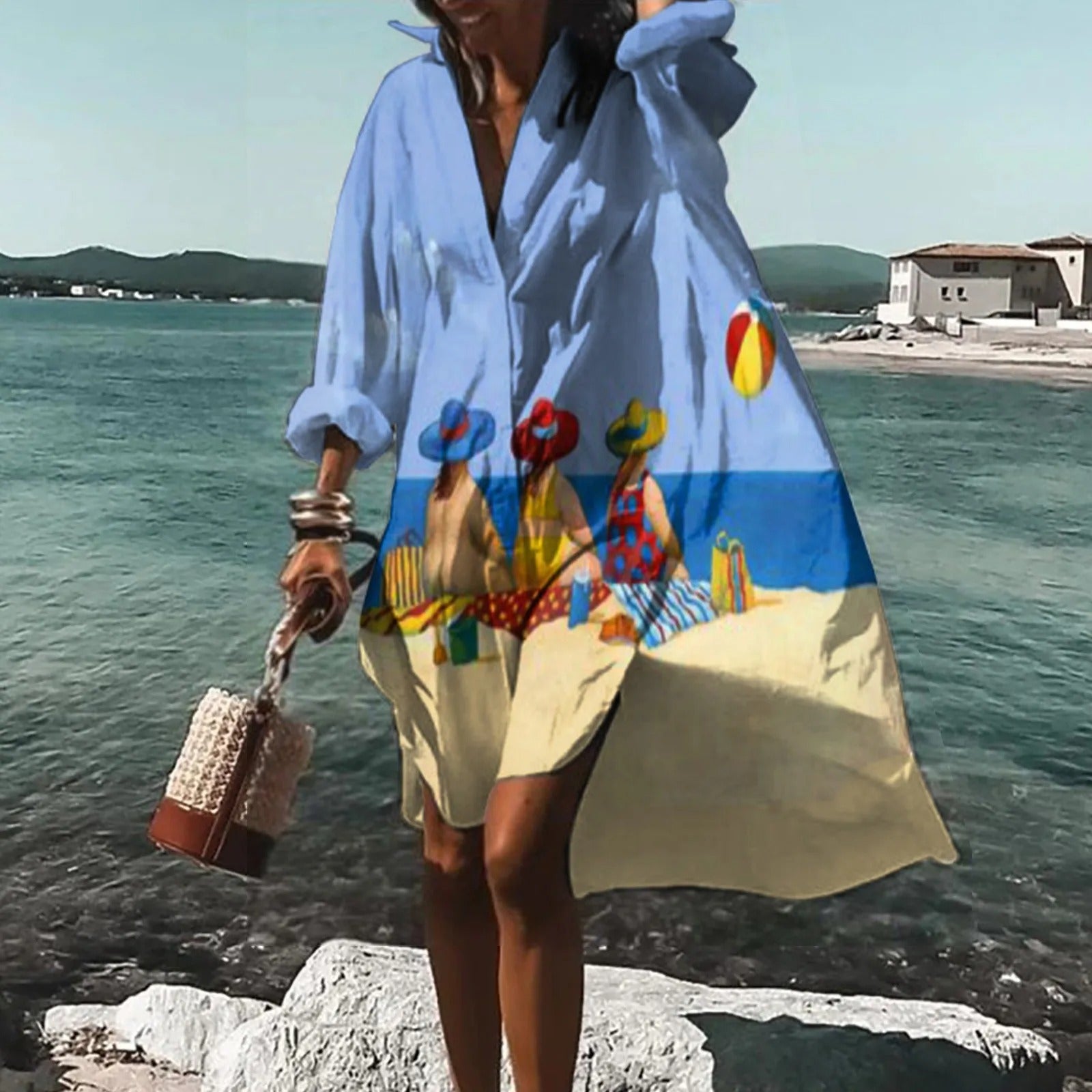 Maya | Women’s Summer Casual Shirt Dress
