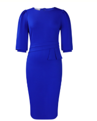 Claudine Bloom | Refined Ruffle Midi Dress